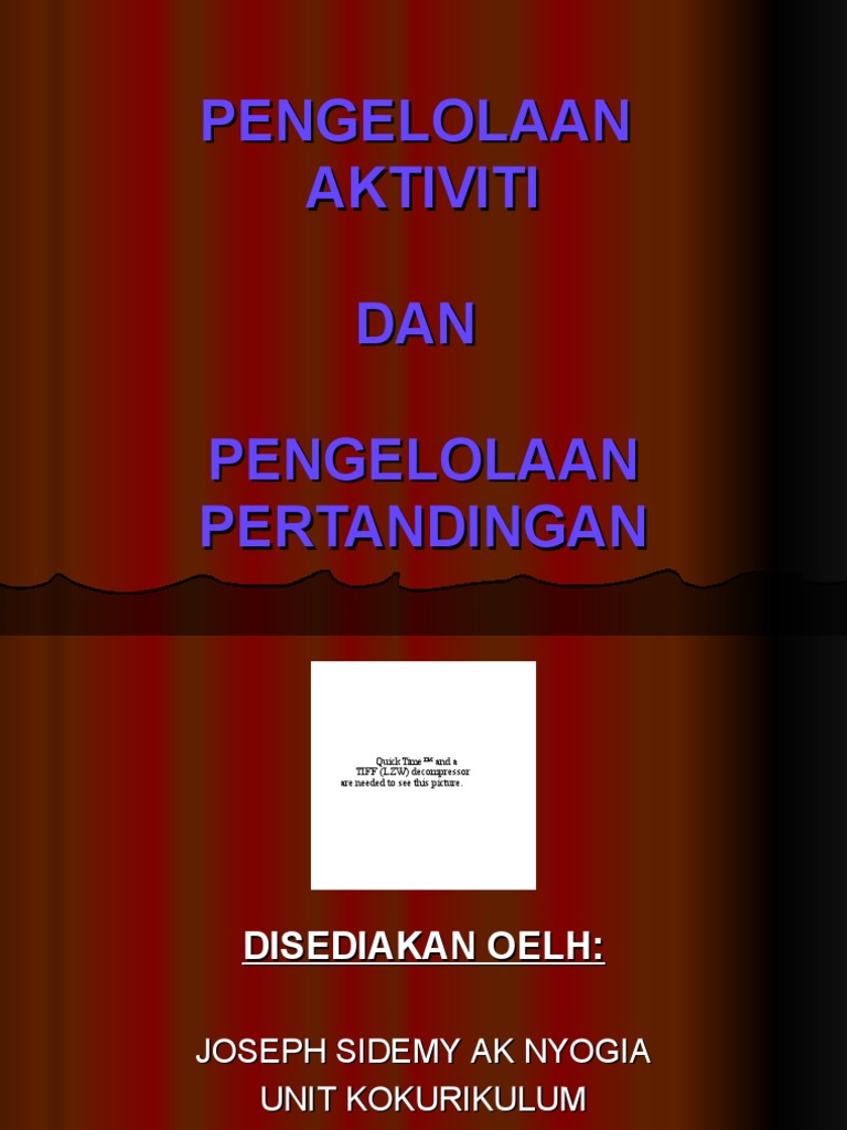 Pengelolaan Aktiviti Pdf