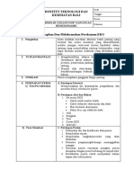 SOP Perekaman Dan Inetrprestasi EKG Dasar