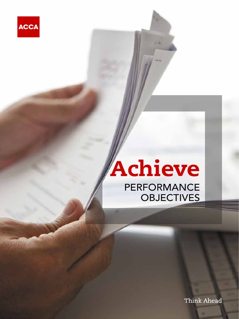 PER Performance Objectives Achieve PDF | PDF | Internal Control ...