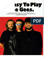 Bee Gees Its Easy To Play Bee Gees Songbook