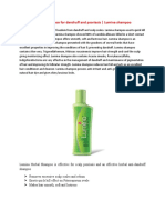Herbal Shampoo For Dandruff and Psoriasis - Lumina Shampoo