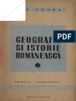 Ion Conea - Geografie Și Istorie Romanească PDF