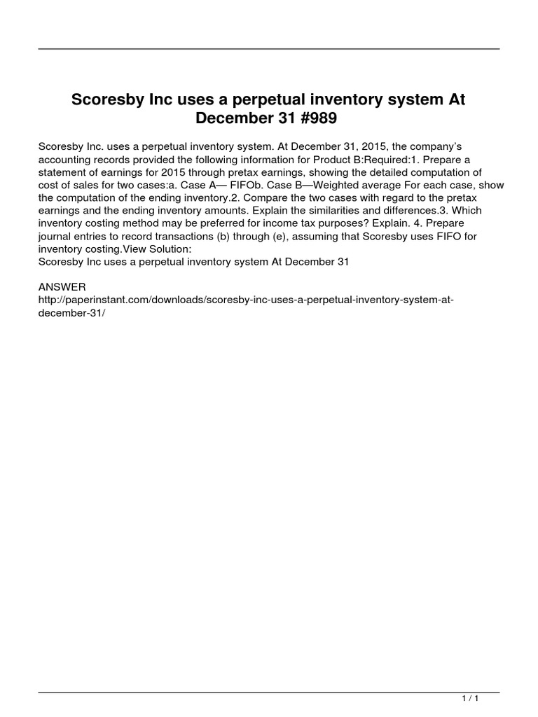 Accounting Analysis for Inventory Methods | PDF