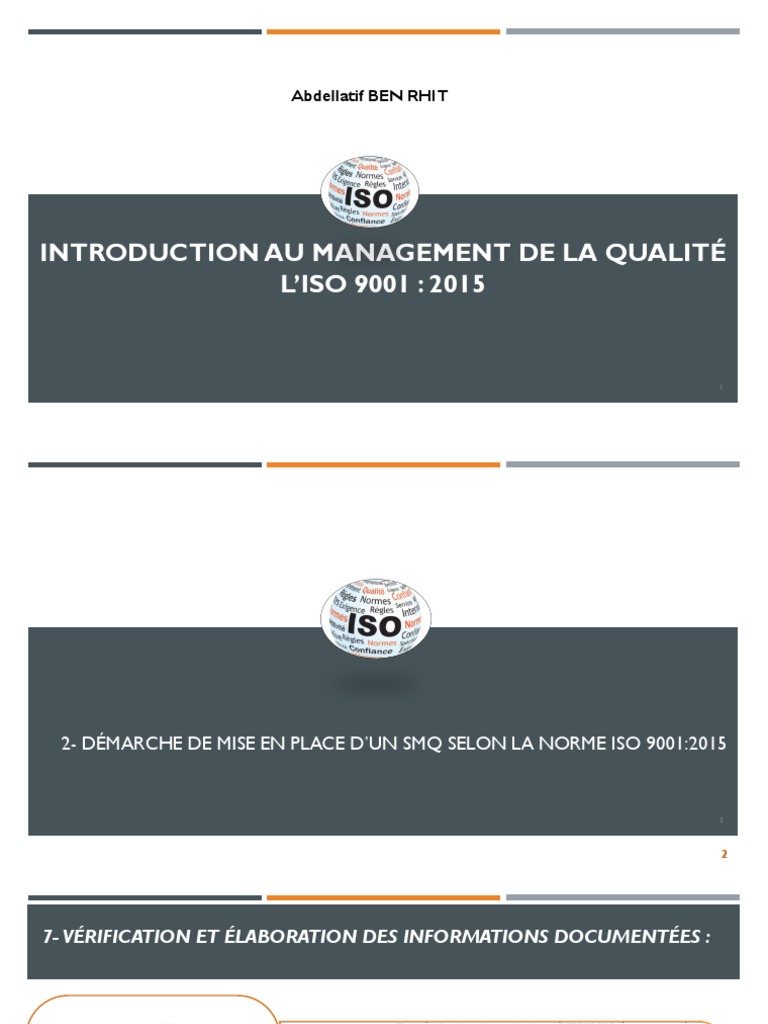 Guide ISO 9001:2015 pour SMQ | PDF | Audit | Management de la qualité