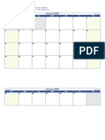 January 2020: This Calendar Template Is Blank and Fully Editable