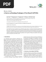 Review Article: A Survey On Breaking Technique of Text-Based CAPTCHA