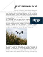 Drones y La Implementación en La Agricultura