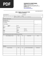 Employment Application Form