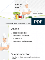 My Compliments to the Chef, er, Buyer: Advantages and Disadvantages of Restaurant Outsourcing