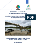 Documento Prelimar PMGRD 2020 - Valencia
