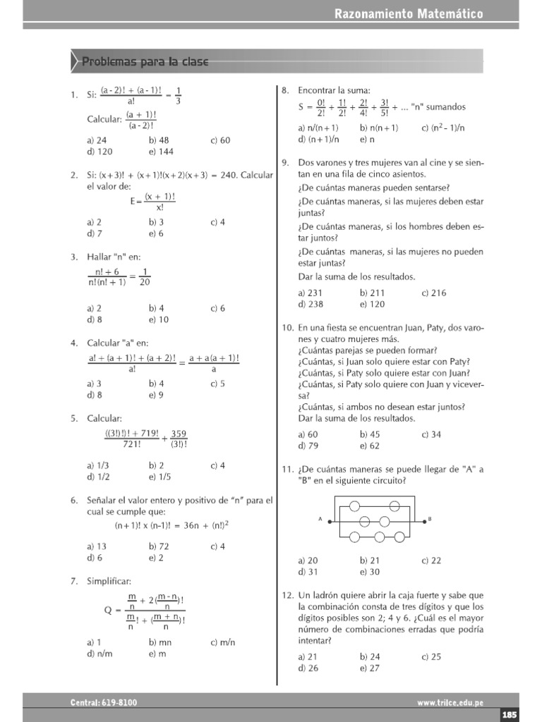 Analisis Combinatorio II | PDF