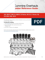 Genuine Cummins Overhauls: CPL Part Number Reference Guide