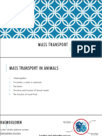 Mass Transport Animals Aqa