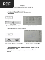 Computer Graphics Software Standards: Fig 3.1 An Interactive Graphics System Figure 3.2 Example Code