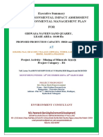 Executive Summary Draft Environmental Impact Assessment and Environmental Management Plan FOR