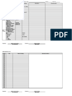 Test Run No. Date: Total Yield: Price/ Kg. - Total Cost: - Activities Monitoring Tools Standards Observations Corrective Actions