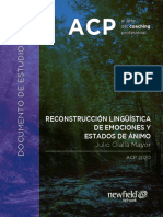 Reconstrucción Lingüística de Emociones Y Estados de Ánimo: Julio Olalla Mayor