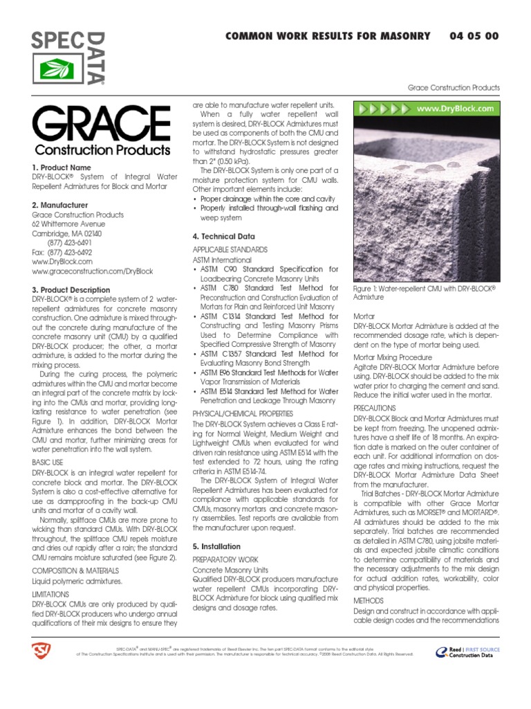 Dry Block | PDF | Masonry | Concrete