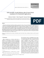 Self-assembly of PEG-based block copolymers