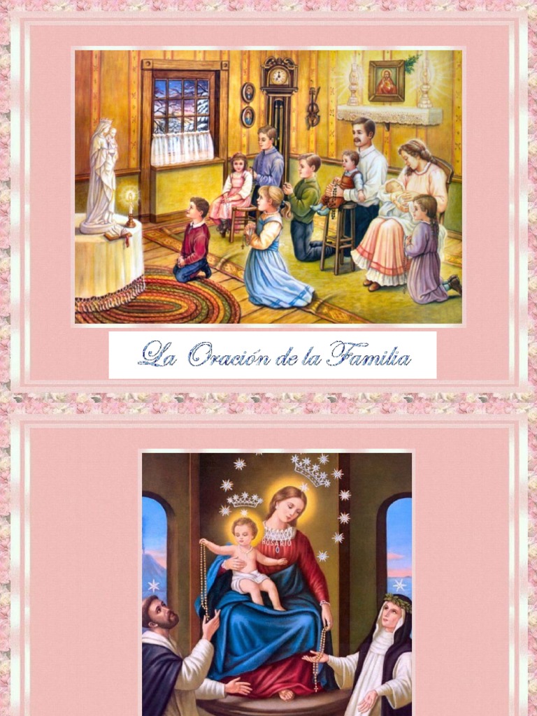 La Oración de La Familia | PDF | Rosario | Oración