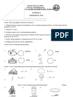 Diagnostic Test Filipino 2