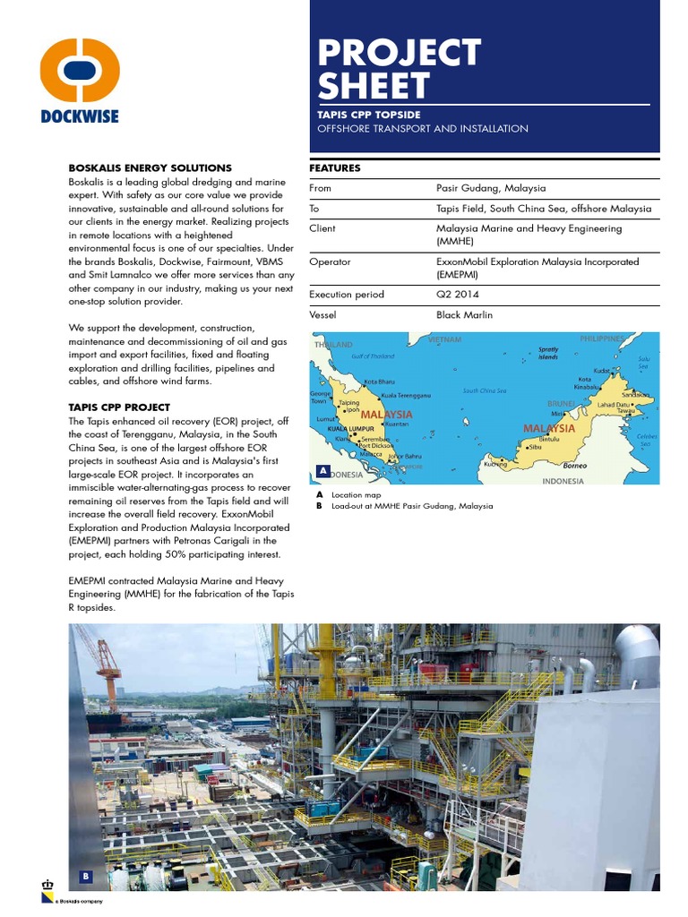 Malaysia-Tapis CPP Topside PDF | PDF | Transport | Waterway And Maritime