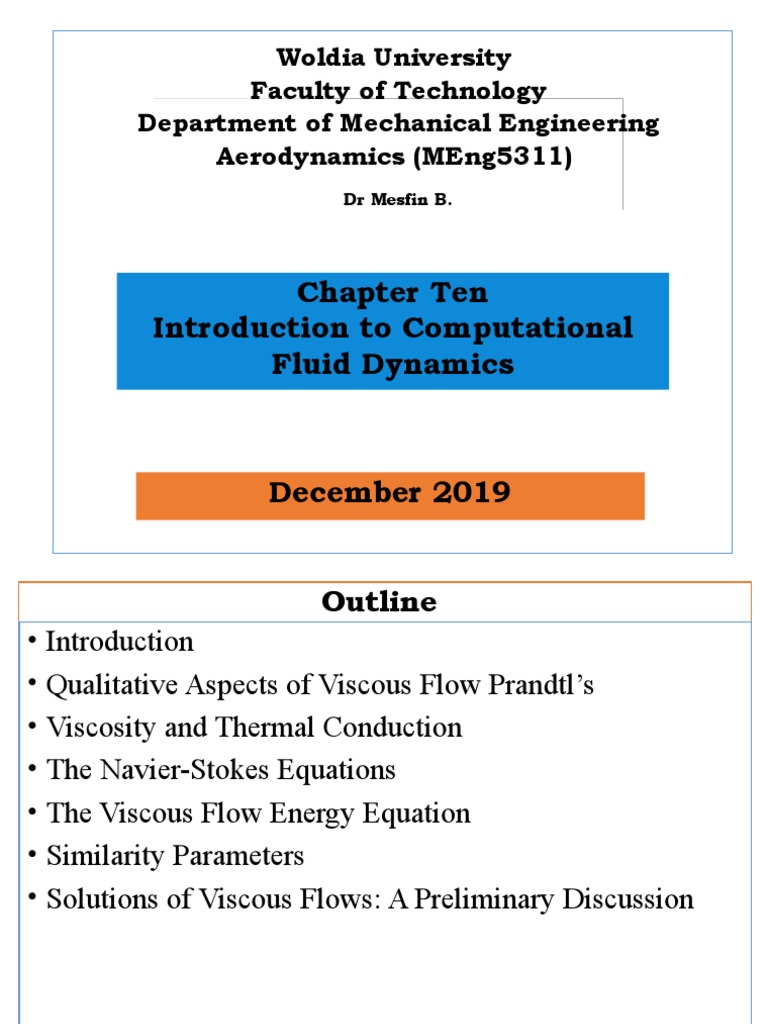 Introduction to Computational Fluid Dynamics | PDF | Computational ...