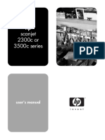 HP Scanjet 2300c or 3500c Series: User's Manual