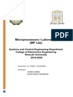 Microprocessors I Laboratory (MP Lab)