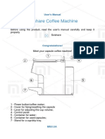 Scishare Coffee Machine: User's Manual