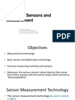 Lecture 2. Basics of Sensors and Measurement Technology