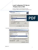 Creating and Configuring FTP Sites in Windows Server 2003