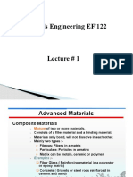 Materials Engineering EF 122