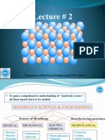 Lecture # 2: Department of Mechanical Engineering UMT Lahore