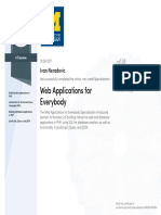 Coursera Certificate Specialization Web Applications For Everybody