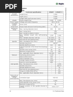 Machine Specs for Biglia SmartTurn S