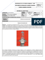 Informe 2 - Lámparas Incandescentes