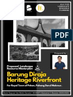 Proposed Barung Diraja Heritage Riverfront For Royal Town of Pekan, Pahang Darul Makmur