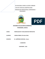 Evaluación económica,financiera y social