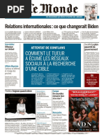 Journal LE MONDE Du Dimanche 25 Et Lundi 26 Octobre 2020 PDF ...