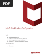 Lab 5: Notification Configuration: Goals