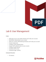 Lab 6: User Management: Goals