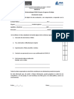 Formato - Ficha de Sintomatologia Covid-19