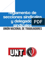 Reglamento de Secciones y Delegados Sindicales PDF