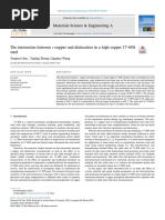 The Interaction Between Ε-copper and Dislocation in a High Copper 17-4PH Steel