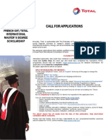 2019-2020 Quai Total International Scholarship Advert - Final Advert