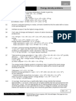 Solutions: Energy Density Problems