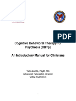 Cognitive Behavioral Therapy For Psychosis (CBTP) An Introductory Manual For Clinicians