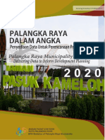 Palangka Raya Dalam Angka 2020 Penyediaan Data Untuk Perencanaan Pembangunan