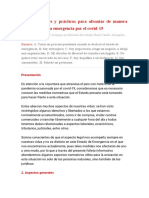 Aspectos Legales y Prácticos para Afrontar de Manera Más Adecuada La Emergencia Por El Covid